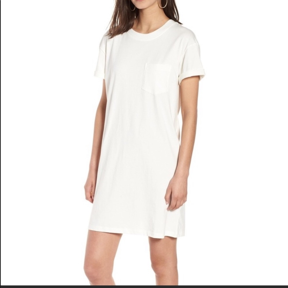 Madewell white tshirt dress
